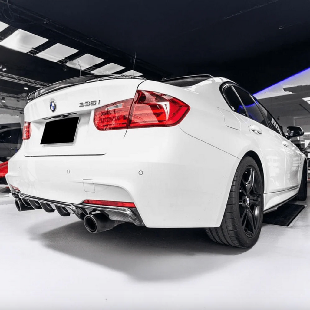 Carbon Fibre M Sport Style Diffusor ABS Plastic for BMW (F30, F31)