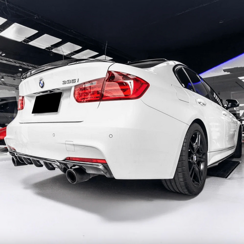 Carbon Fibre M Sport Style Diffusor ABS Plastic for BMW (F30, F31)