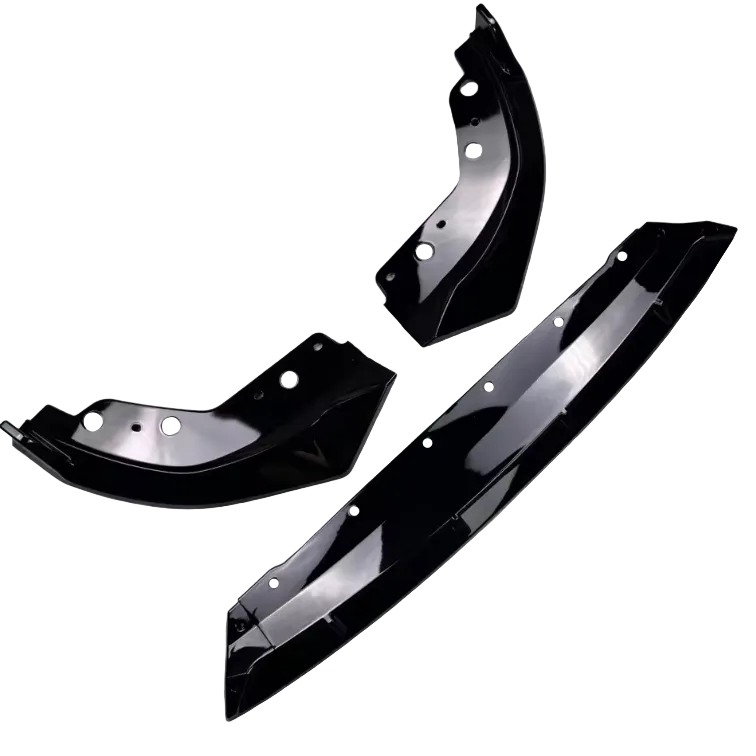V2 Gloss Black Front Lip ABS Plastic for BMW (G20, G21 LCI)