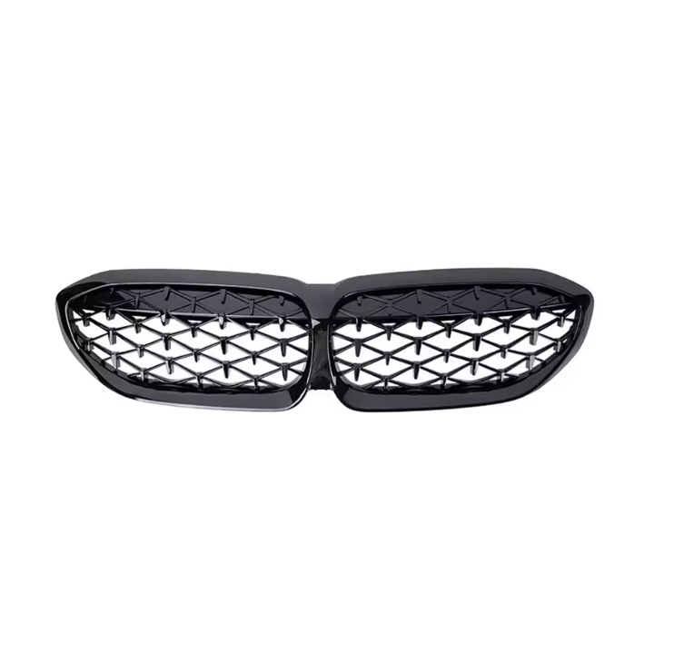 Gloss Black Diamond Kidney Grill ABS Plastic for BMW (G20, G21 Pre-LCI)