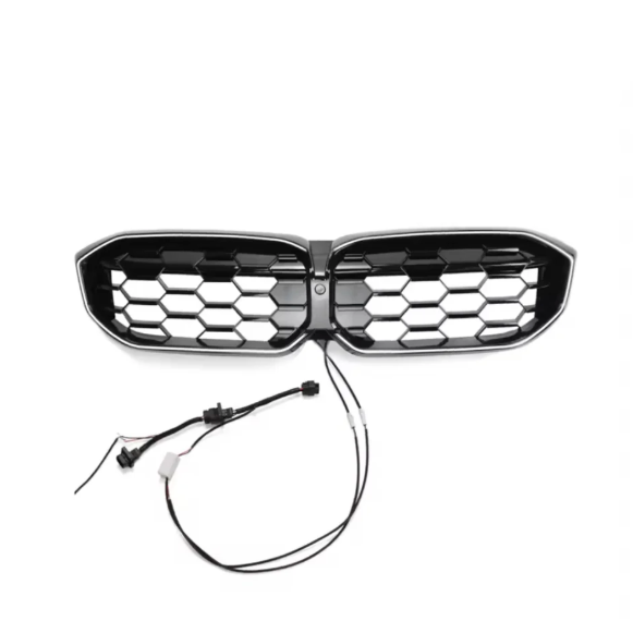 Diamond Kidney Grill with Light Bar for BMW (G20, G21 LCI)