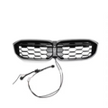 Diamond Kidney Grill with Light Bar for BMW (G20, G21 LCI)