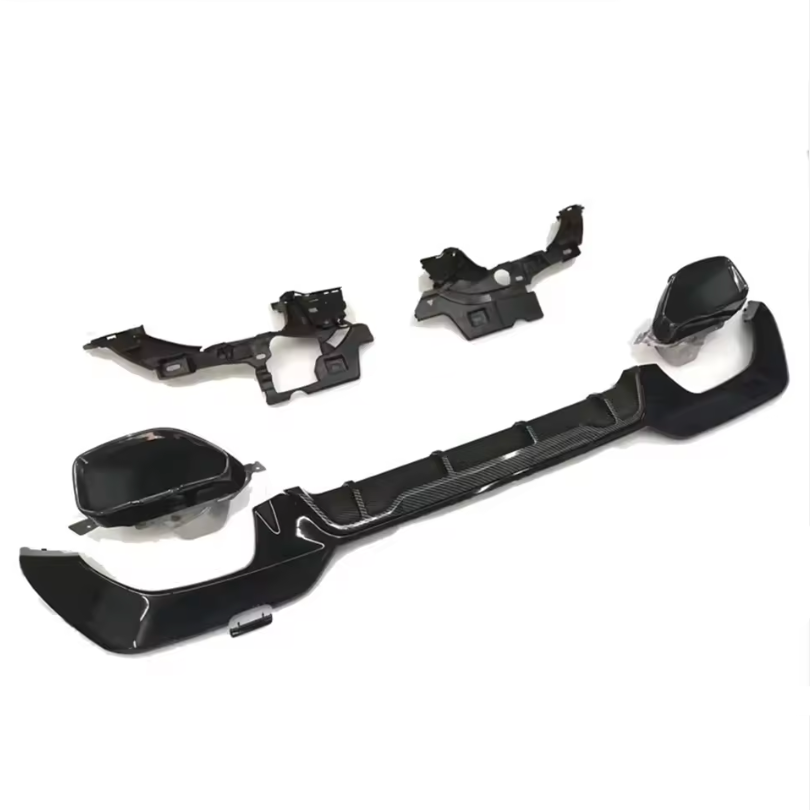 Real Carbon Fibre M Performance Style Rear Diffuser for BMW (G20, G21 Pre-LCI)