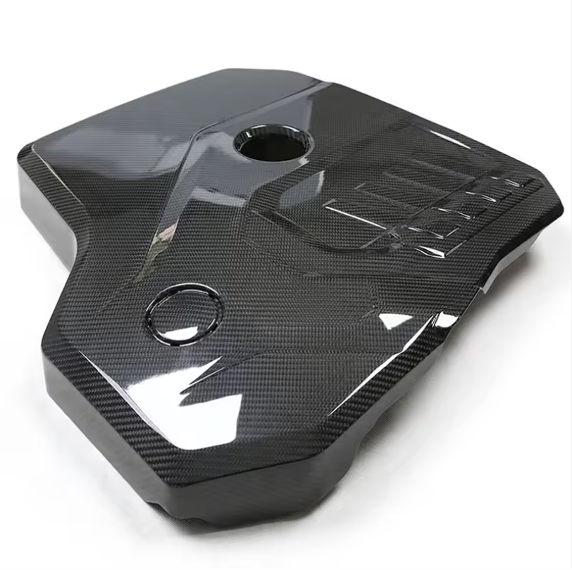 Real Dry Carbon Fibre Engine Cover for BMW 2.0L B48 (G20, G21, G22, G23)