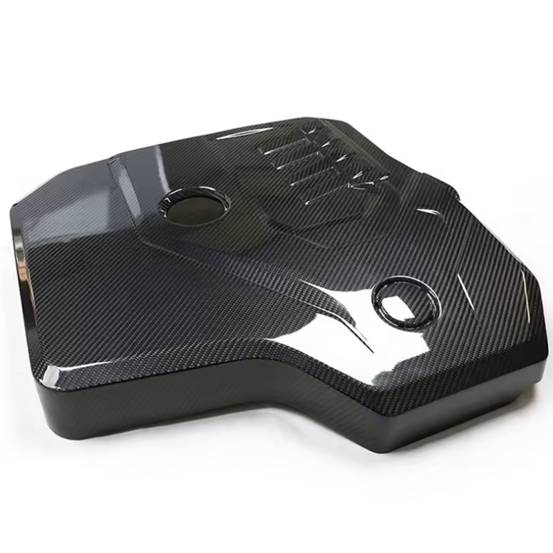 Real Dry Carbon Fibre Engine Cover for BMW 2.0L B48 (G20, G21, G22, G23)