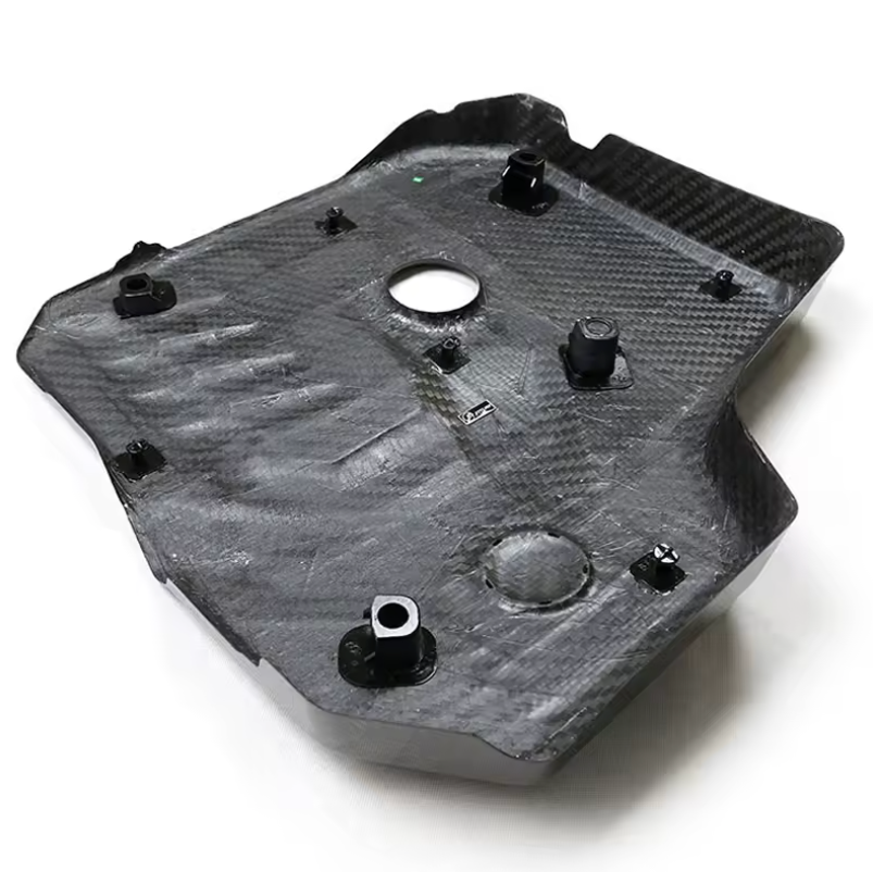 Real Dry Carbon Fibre Engine Cover for BMW 2.0L B48 (G20, G21, G22, G23)