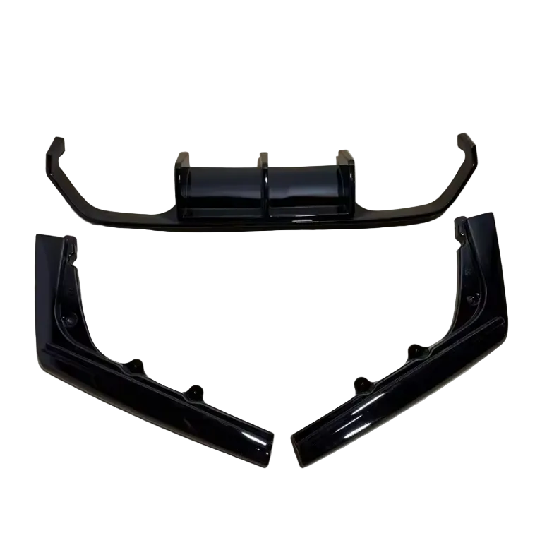 Gloss Black Rear Diffuser with Extensions ABS Plastic for BMW (F80 M3, F82, F83 M4)