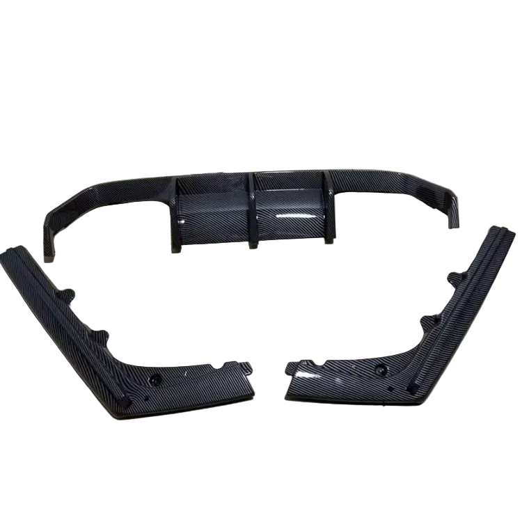 Carbon Fibre Rear Diffuser with Extensions ABS Plastic for BMW (F80 M3, F82, F83 M4)
