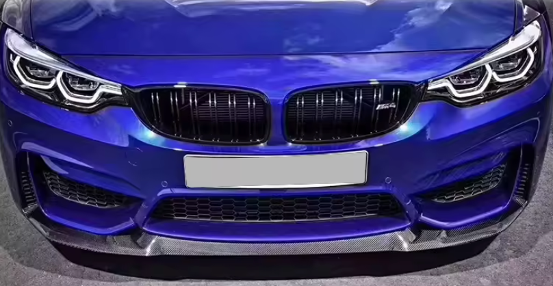 Carbon Fibre V Style Front Lip for BMW (F80 M3, F82, F83 M4)