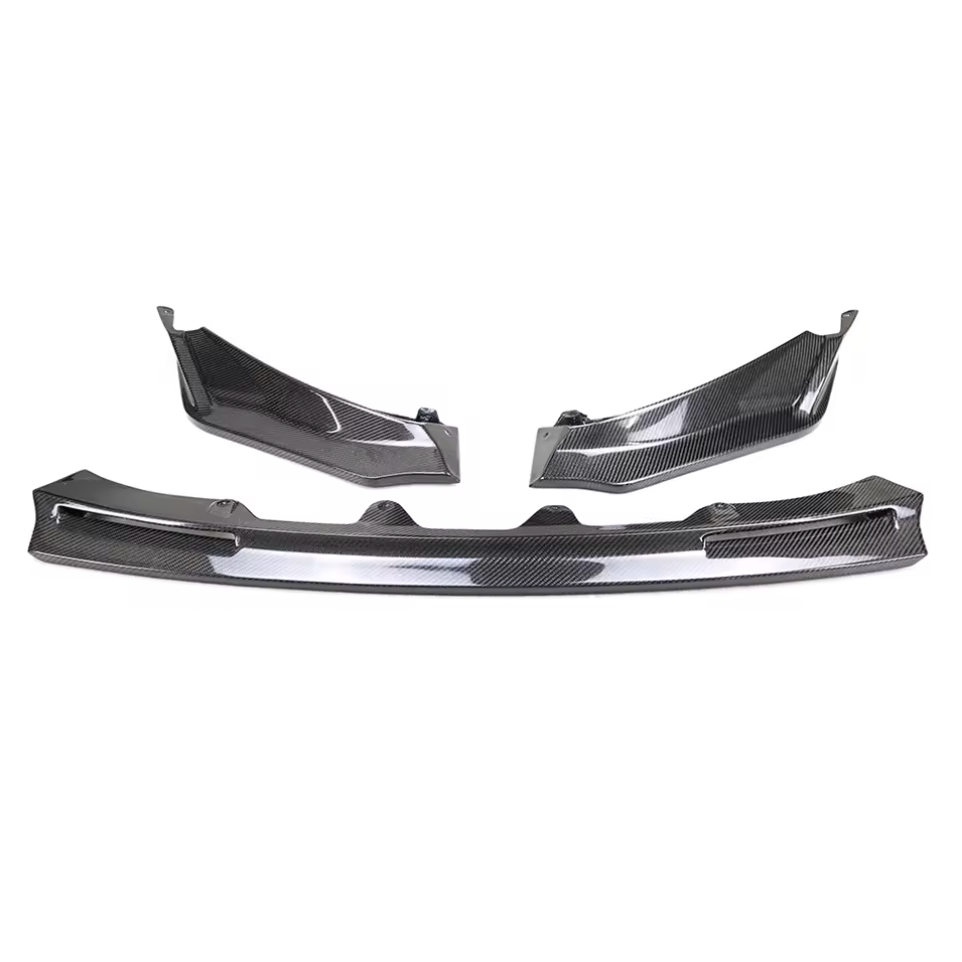 Real Carbon Fibre V Style Front Lip for BMW (G80 M3, G82, G83 M4)