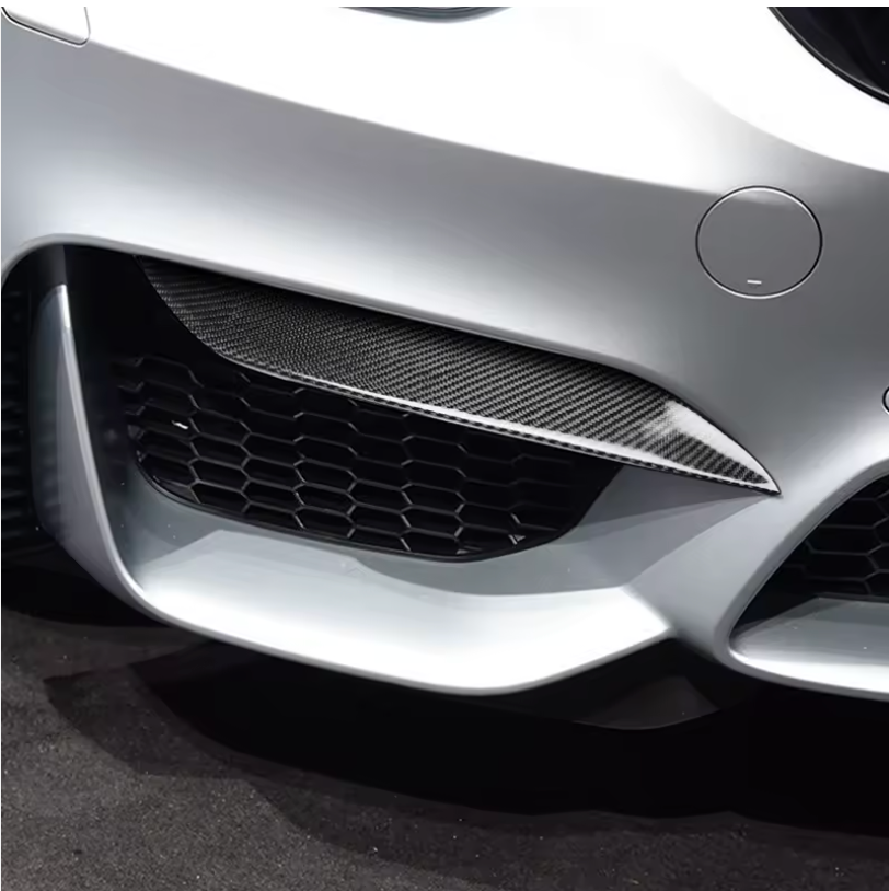 Real Carbon Fibre 3 Piece Front Lip for BMW (F80 M3, F82, F83 M4)