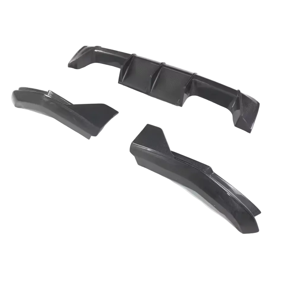 Dry Carbon Fibre Rear Diffuser with Extensions for BMW (G80 G81 M3, G82 G83 M4)