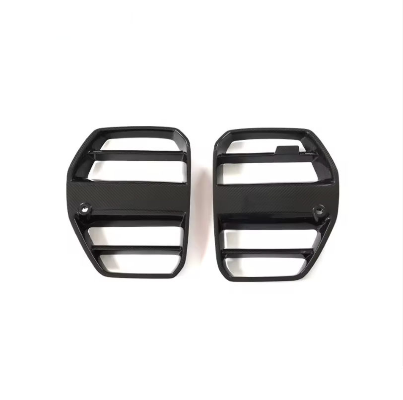 Carbon Fibre Front Grille with 2 Slats for BMW (G80 G81 M3, G82 G83 M4)