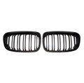 Gloss Black Dual Slat Front Grille ABS Plastic for BMW (F20, F21 Pre-LCI)