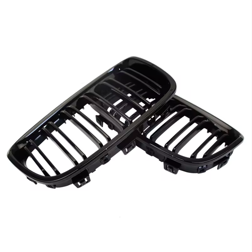 Gloss Black Dual Slat Front Grille ABS Plastic for BMW (F20, F21 Pre-LCI)