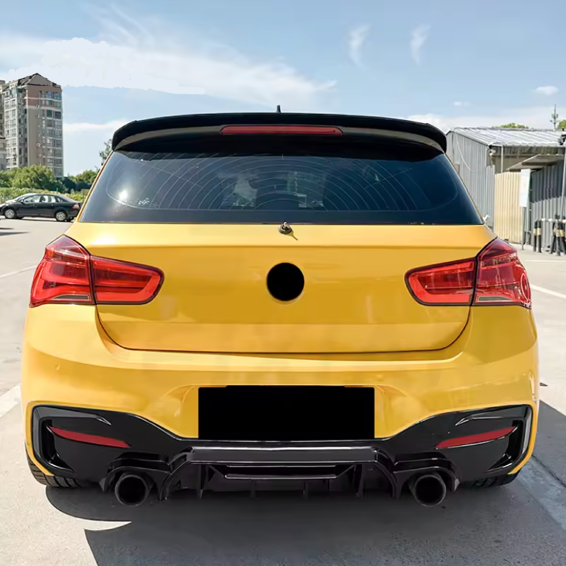 Gloss Black Rear Diffuser ABS Plastic for BMW (F20, F21 LCI)