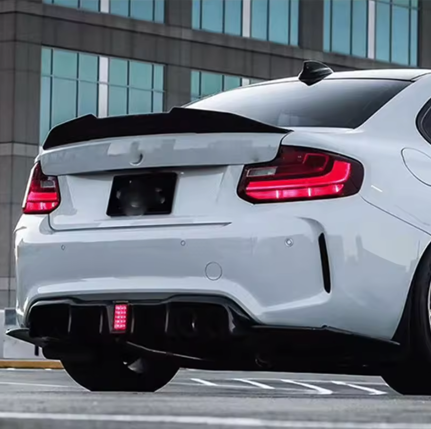 Gloss Black PSM Style Spoiler ABS Plastic for BMW (F22, F87 M2)