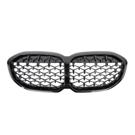 Gloss Black Diamond Grille ABS Plastic for BMW (F40)