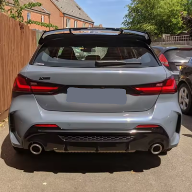 Gloss Black Rear Spoiler ABS Plastic for BMW (F40)