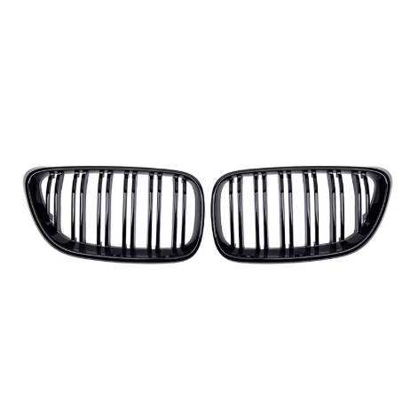 Gloss Black Dual Slat Grille ABS Plastic for BMW (F22, F23, F87 M2)