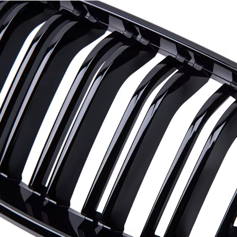 Gloss Black Dual Slat Grille ABS Plastic for BMW (F22, F23, F87 M2)