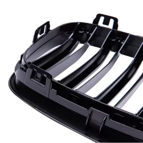 Gloss Black Dual Slat Grille ABS Plastic for BMW (F22, F23, F87 M2)