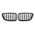 Carbon Fibre Style Dual Slat Grille ABS Plastic for BMW (F22, F23, F87 M2)