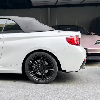 Gloss Black Rear Extensions ABS Plastic for BMW (F22, F23)