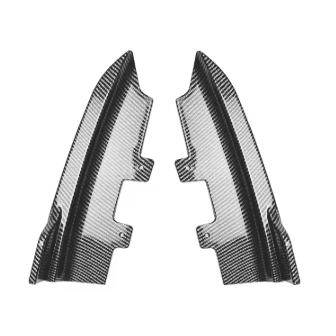 Carbon Fibre Style Rear Extensions ABS Plastic for BMW (F22, F23)
