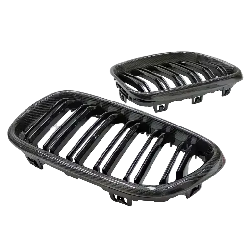 Carbon Fibre Dual Slat Grilles for BMW (F22, F23, F87 M2)